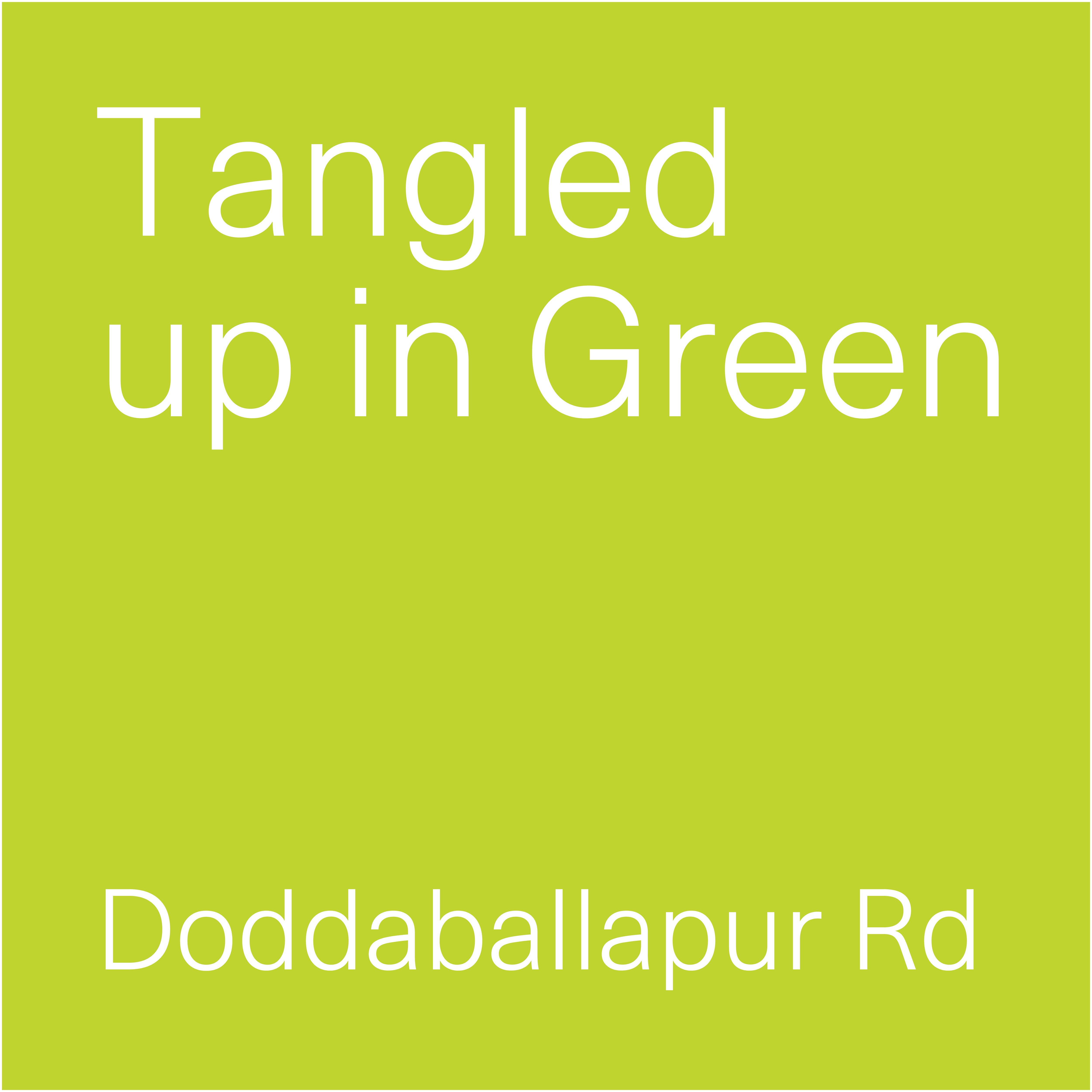 Tangled up in Green